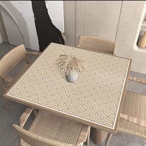Poker table mat machine chess and card room machine hemp table special hemp machine sparrow table cloth square thickened silencer