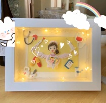 Heart-pounding handmade creative custom ultra-light clay memorial doll to send Nurses Day doctor white angel gift