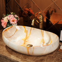 Ceramic table basin wash basin marble European washbasin toilet basin wash basin art basin single household