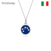 tjminibrosway series lucky twelve constellation necklace pendant female clavicle chain net red Tanabata gift