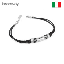 Brosway European and American fashion OCTAGONS series mens light luxury fashion personality titanium steel bracelet