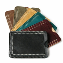Brief Driving License Piece Package Drivers License Kit Genuine Leather Card Bag Zero Wallet Bus Card Bag