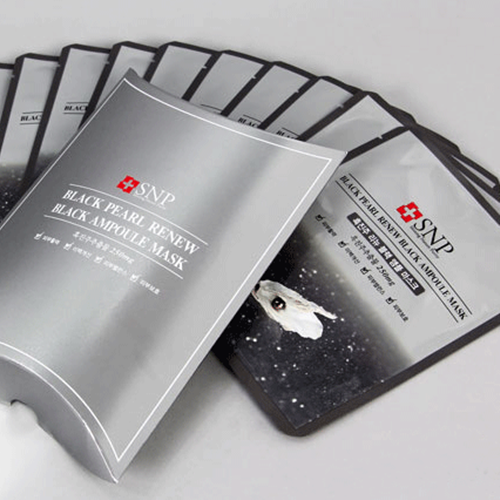 韩国snp黑珍珠面膜补水保湿收缩毛孔嫩白清洁