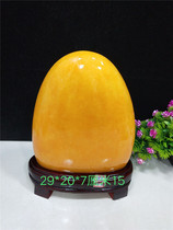 Stone yellow wax stone Beige jade head ornaments Ornamental strange stone Special strange stone ornaments natural rough stone