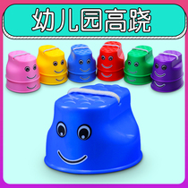 Stepping On Stilts Nursery School Early Education Outdoor Children Balance Toys Sensation Training Equipment Fun Games Props