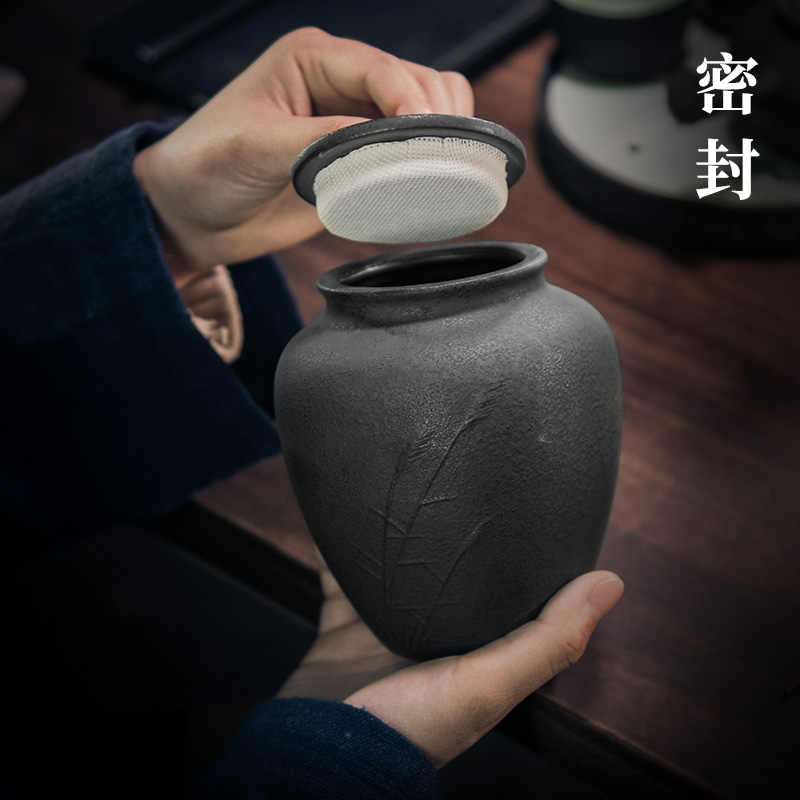 Coarse pottery tea pot ceramic seal warehouse loading large POTS pot of black tea pot of pu 'er tea POTS of tea