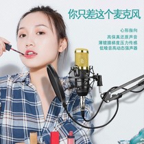 Universal Mobile Phone computer anchor Capacitive Microphone Live Device Online Red Professional Singing Universal K Song Microphone