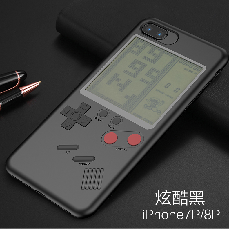 ne8plus俄罗斯方块wanle游戏机手机壳苹果6s抖