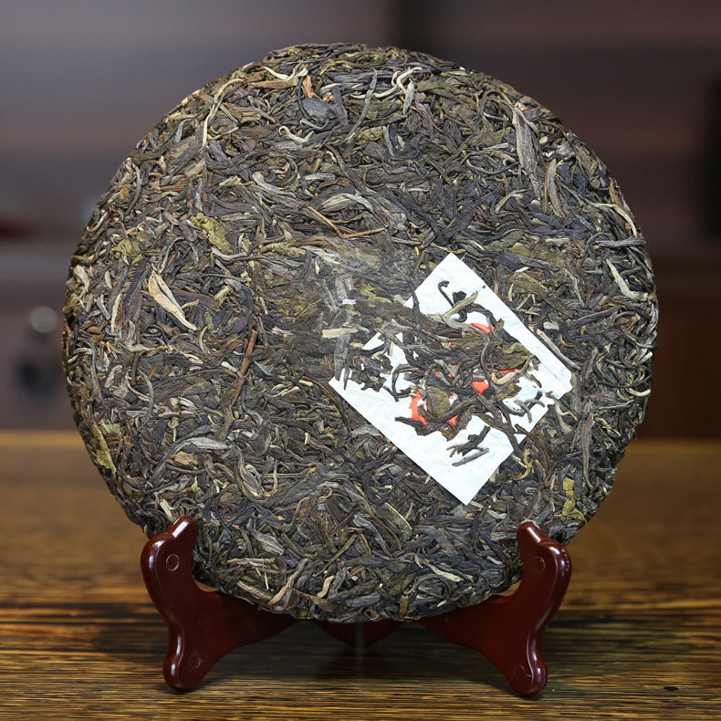 程健普洱茶生茶饼陈年老茶云南古树七子饼茶叶勐海醇韵