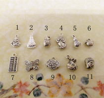 Tibetan silver pendant silver gourd handmade bracelet jewelry bracelet necklace mobile phone chain diy jewelry accessories accessories