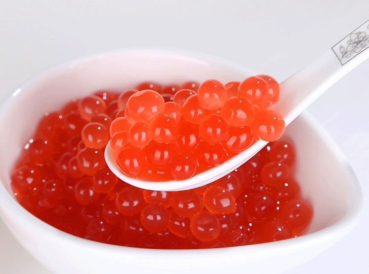 包邮 博多草莓爆爆蛋 爆爆珠博多家园寒天魔球3kg奶茶甜品原料_7折