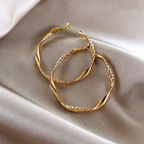 Large circle earrings recommended good-looking non-fading studs 2021 New trending women simple earrings