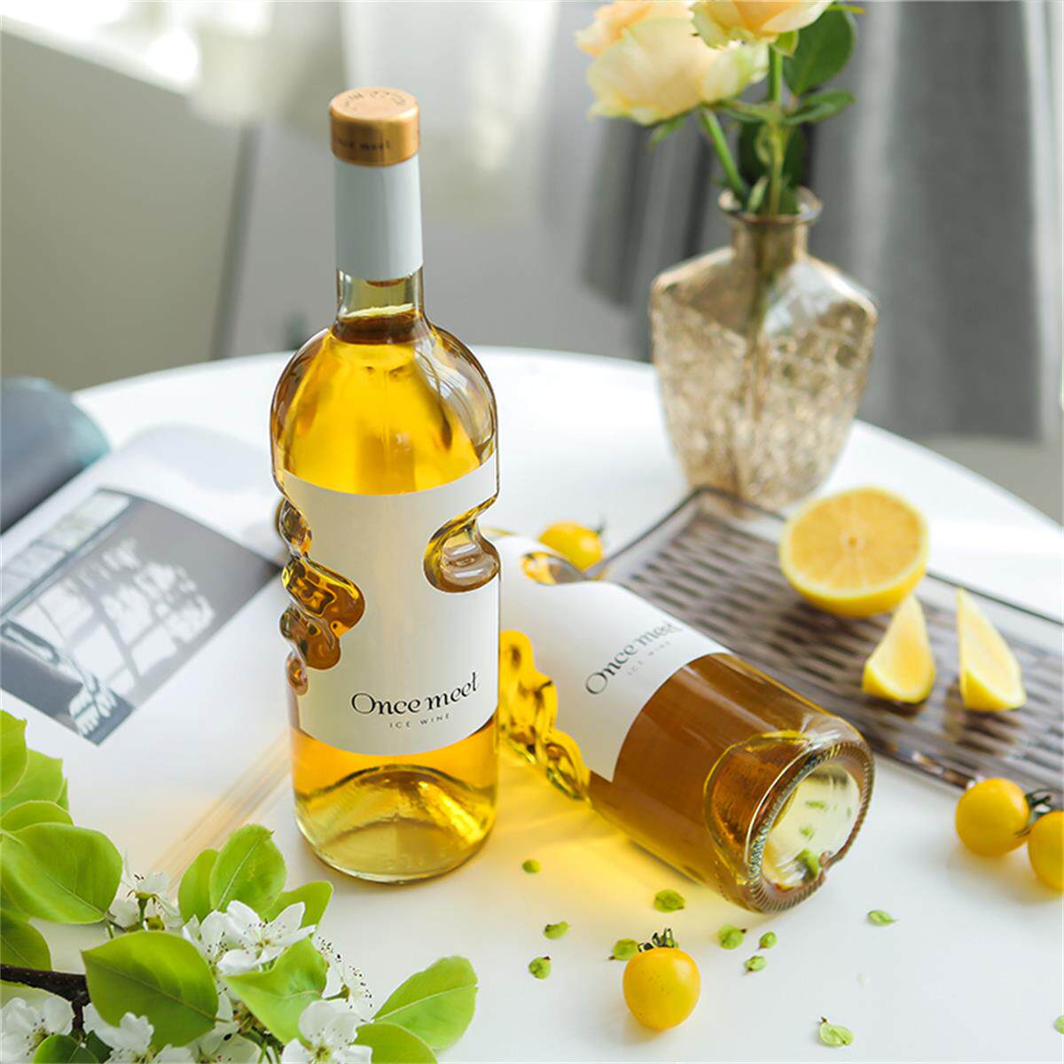 高格调的慕拉桃子起泡酒