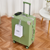 Versatile suitcase Aluminum frame Universal Wheel Pull Lever Case Woman 24 inch suitcase student 20 boarding case small