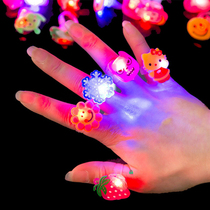 Luminous toys childrens gifts flash rings glowing finger lights stalls source creative fun hot sale