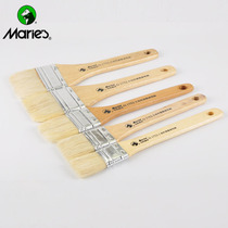 Shanghai Marley short pole brush oil painting brush acrylic brush gouache brush bottom pattern pen 1-5 single