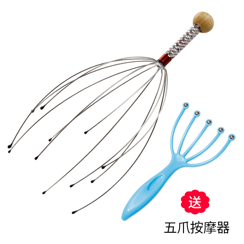 head massager scratching head octopus head massager scratching scalp claw non-soul extraction extractor artifact