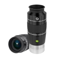 Explore Scientific ES 100 degree ultra wide angle 9mm eyepiece filled with argon waterproof and mildew proof 2 inches