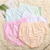 New cotton high waist underwear female cotton plus size mother loose pants for the elderly girl briefs