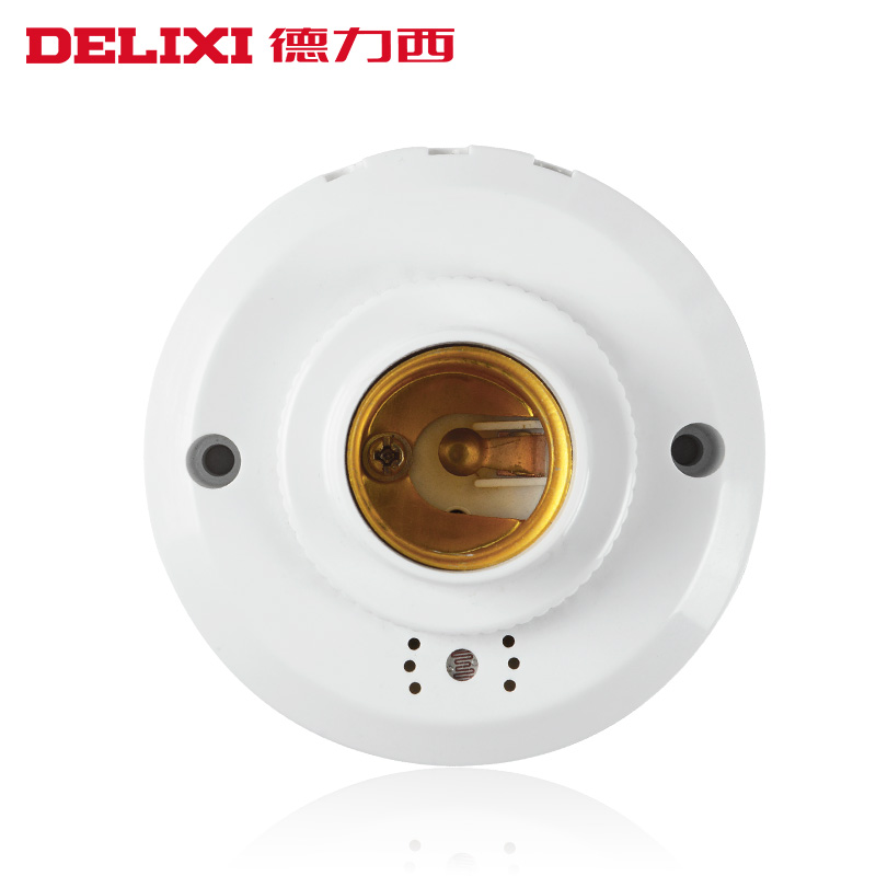 delixi acousto optic switch lamp holder corridor delay induction led energy saving lamp voice control switch e27 screw head