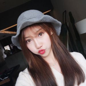 热卖秋季时尚遮阳渔夫帽女帽子波浪花边文艺休闲日系萌百搭夏盆帽