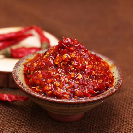 纯手工农家自制谢瑞真经典超香特辣芝麻油鲜辣椒下饭拌面剁椒酱