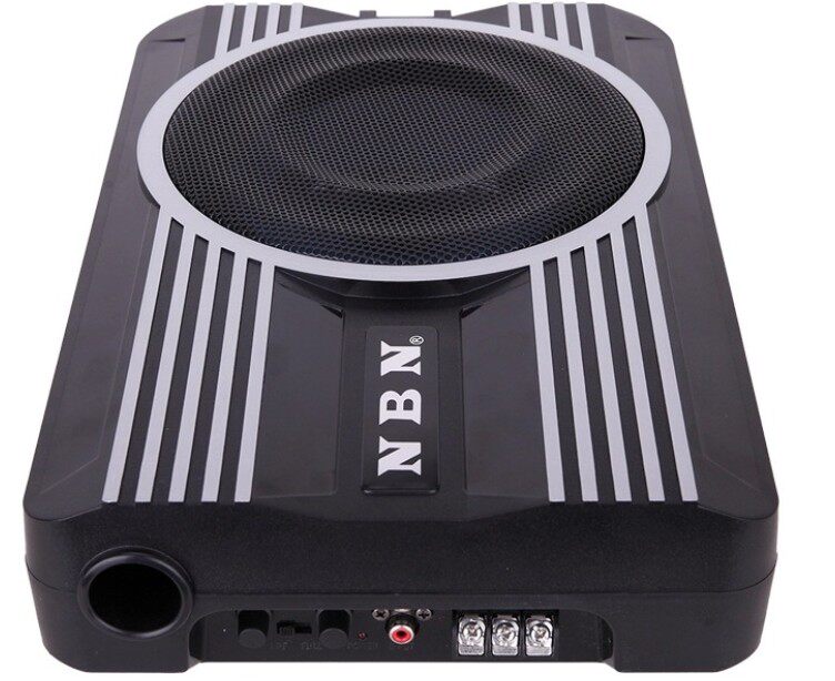 nbn高档新款8寸超薄扁形汽车低音炮有源大功率低音箱 12v低音