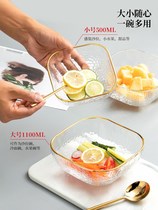 Especially good-looking bowl cute exquisite and beautiful tableware ceremonial fruit plate Korean style photo creative handle bowl