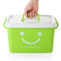 Storage box Plastic king size finishing box for clothes quilts books storage box turnover storage box thickening