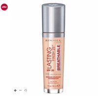 Silly pussy UK buy Rimmel Remystery long-lasting lasting 25 hours Breathable Control Oil Silver Bottle Powder Bottom Liquid New