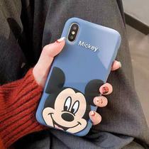 Three-dimensional cartoon mickey suitable for iphoneXsmax mobile phone shell 7plus silicone 6s soft XR 8plus anti-fall