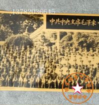 Cultural Revolution old photo propaganda painting Mao black-and-white photo 1964 Photos of the Jinan Military District 2 m 7