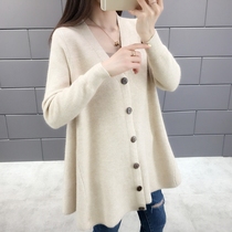 Knitwear Women Cardigan Jacket Spring Dress 2021 New Korean Joker Sweater Loose Outer Shawl Early Autumn Tide