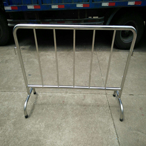 Manufacturer straight for stainless steel iron horse guard rail fence active guardrails with plate metro mall Supermarket Segregation Bar Road