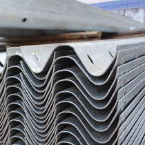 Manufacturer straight for waveform guardrails road anti-collision guardrail hot galvanized road motorway guardrail mounting isolation plate