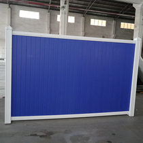 Factory straight for pvc enclosed color steel worksite construction works walls road isolation to fence the wall bezel