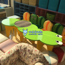 Caterpillar painting table kindergarten early education center childrens luxury painting table cartoon shape writing table learning table
