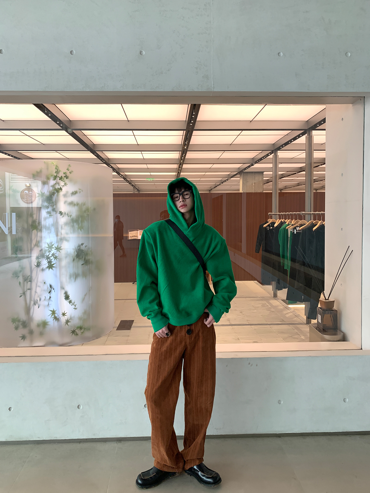 ESC MAN STUDIO/自制  coolguy日常行走穿搭 休闲连帽套头卫衣