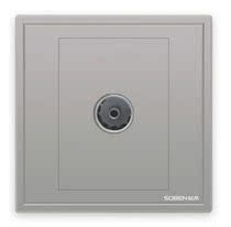 Matsumoto TV Socket Antenna Holes White Grey Gold panel B51TV