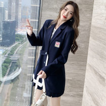 FENING MAJE 2020 autumn and winter New slim suit suit dress casual Joker pleated skirt women
