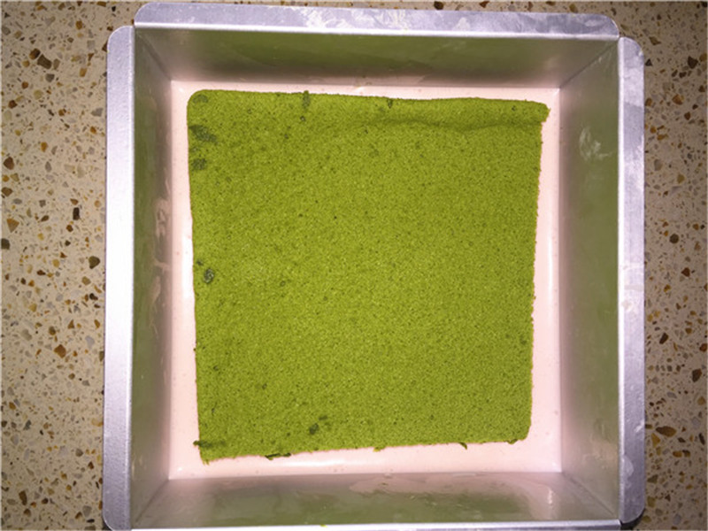 夏日的清凉抹糕茶巧克力慕斯蛋糕