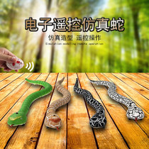 Remote control snake simulation snake water snake animal Cobra fake snake electric moving Boy Toy Machine Viper crawling sound