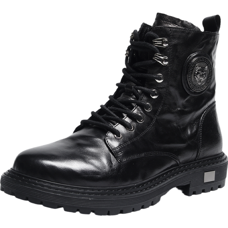 Glossy leather Martin boots men's fashion brand high-top shoes 2025 autumn and winter hand-grabbed British high-top leather fashion boots
Glossy leather Martin boots men's fashion brand high-top shoes 2025 autumn and winter hand-grabbed British high-top leather fashion boots