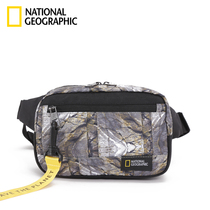 National Geographic 2021 tide small backpack fanny pack mobile phone shoulder bag crossbody bag Chest bag Green recycled material