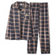 Spring and autumn middle-aged and elderly men's pajamas, cotton long-sleeved dad, autumn and winter models for the elderly Spring and autumn middle-aged and elderly men's pajamas, cotton long-sleeved dad, autumn and winter models for the elderly