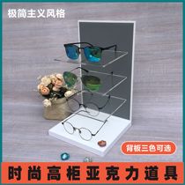 Glasses Shop Counter Sunglasses Acrylic Display Show Shop Windows High Cabinet Props Sunglasses Display Decorative containing furnishing