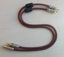 Single RCA lotus cable Male-to-male AV cable Audio and video recording cable Pure copper wire 0 5 meters with shielded short-term audio cable