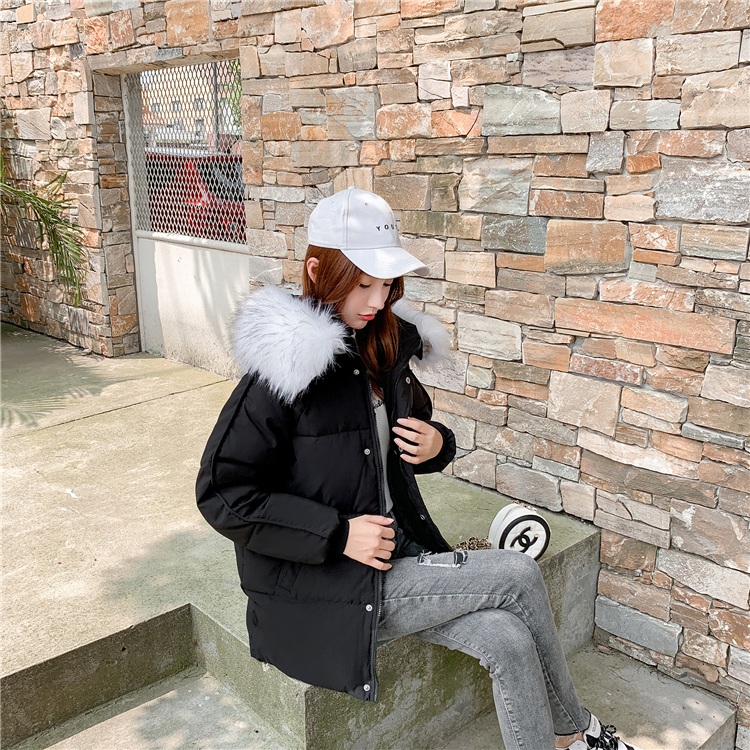 棉袄女2019年新款加厚棉服韩版冬装面包服ins棉衣外套宽松显瘦潮