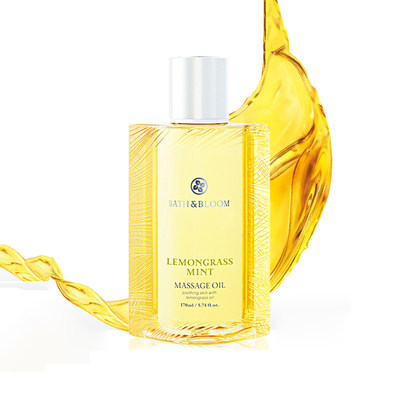 【自营】泰国bath&bloom柠檬草按摩油170ml保湿滋润身体护理精华