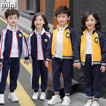 College style Primary School uniforms autumn and winter new fashion leisure childrens class uniforms teacher sports suits kindergarten uniforms